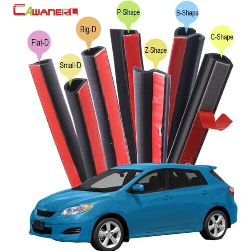 Cawanerl Car Styling Rubber Seal Edge Trim Sealing Seal Strip Kit Weatherstrip For Toyota Echo Mark X Tercel Wish Matrix
