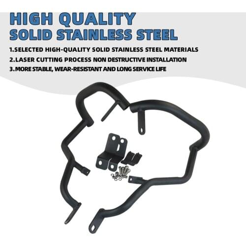 CTX700 CTX700N Engine Guard Highway Crash Bar Buffer Fairing Frame Protection Bumper w/ Mount Washers for Honda CTX 700 N 14-19