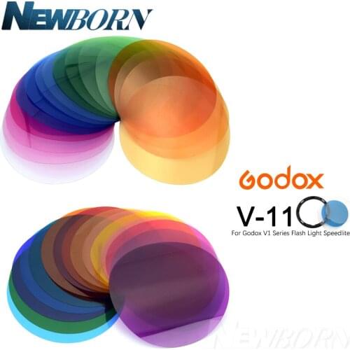 Godox V-11C V11C or V-11T V11T Color Filters for AK-R16 or AK-R1 Compatible Godox V1 Series Speedlite Flash