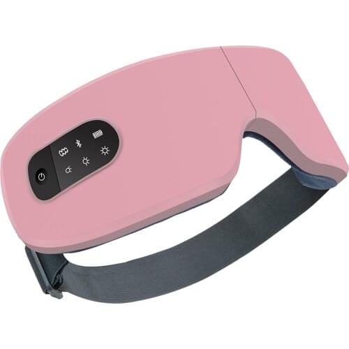 Electric Eye Massager Wireless Digital Eye Mask Hot Compress Adjustable Elastic Band Vibration Massage Eye Relief Fatigue