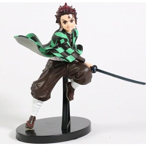 Demon Slayer Kamado Tanjirou PVC Figure Collectible Model Toy Kimetsu no Yaiba Vibration Stars Figurine Brinquedos