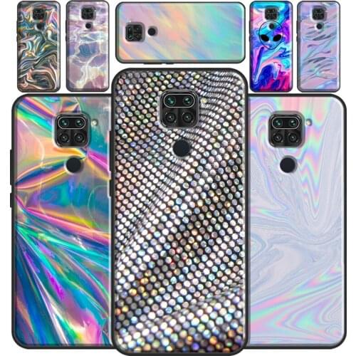 Holographic Trippy Rainbow Image Case For Redmi Note 10 7 8 9 Pro Funda For Redmi Note 9S 8T Coque For Redmi 9 A 9C 9T K40