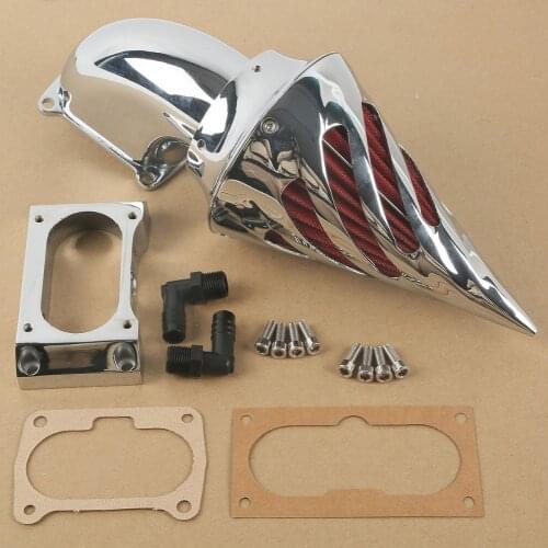 Chrome Air Cleaner Kits Intake Filter For Kawasaki Vulcan VN 2000 2004-2010 2005