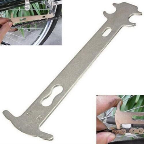 1 Pcs Bicycle Chain Wear Indicator Checker Chains Gauge Measurement Ruler Repair Tool