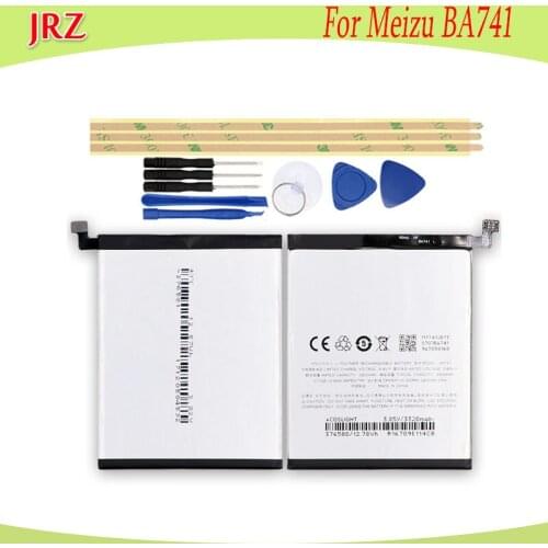 JRZ 3300mAh BA741 Smartphone Battery For Meizu Meizy Meilan E2 Smartphone Battery phone Replacement Batteries + tools