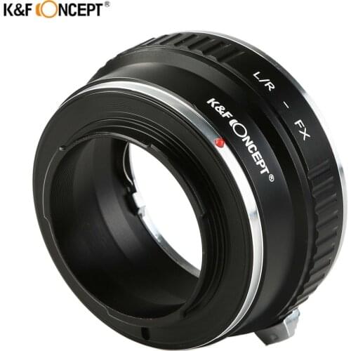 K&F CONCEPT L/R-FX Lens Mount Adapter Ring For Leica R Mount Lens to Fujifilm FX Mount Camera Adapter