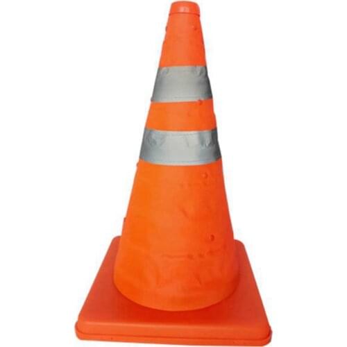 Top Deals Reflective Cone 40Cm Warning Reflective Cone Traffic Movement Retractable Collapsible Convenient Storage