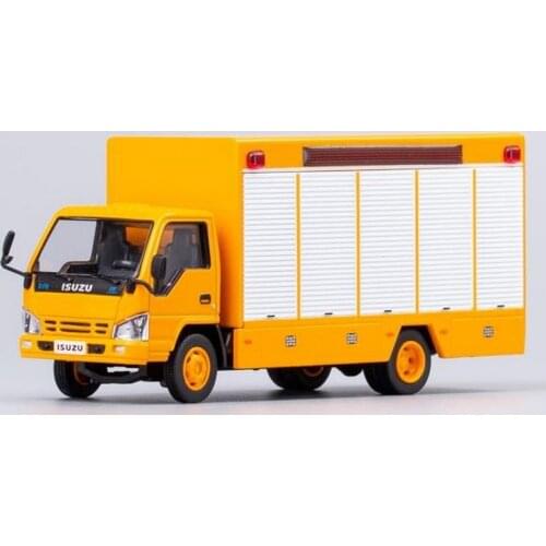 GCD 1/64 ISUZU N Series Truck Lorry Yellow Diecast Car model Toy Gift Collection