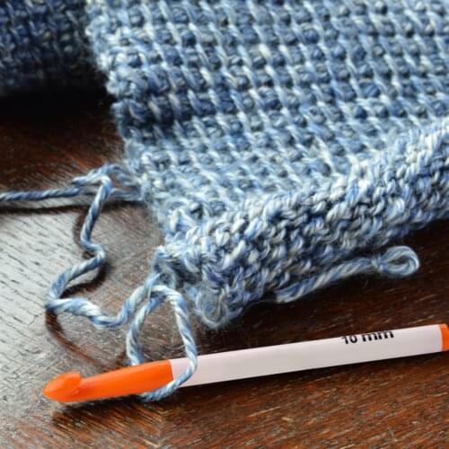 6Pcs/Set Soft Crochet Hook Circular Knitting Needles Set Plastic Handle Aluminum Weaving Sewing Braid Kit DIY Craft Tool