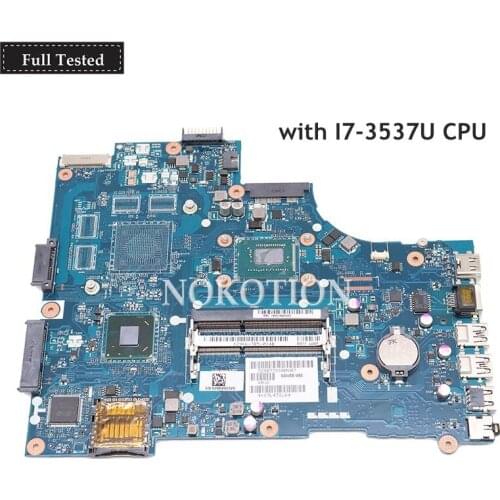NOKOTION For Dell inspiron 3521 5521 Laptop motherboard CN-0RD7JC 0RD7JC VAW00 LA-9104P Mainboard SR0XG I7-3537U CPU full tested