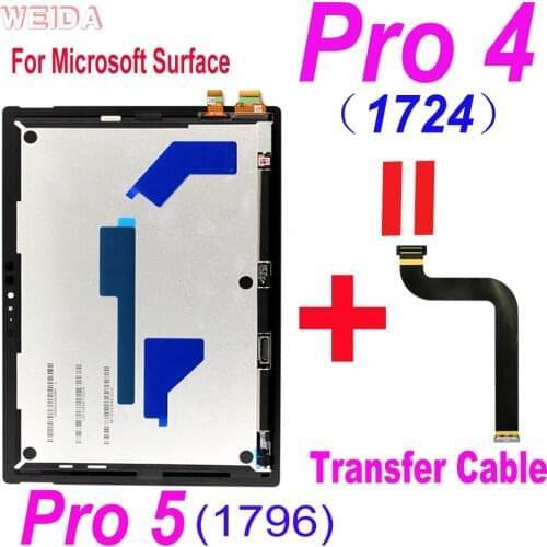 Original Surface Pro 4 Lcd For Microsoft Surface Pro 4 1724 Display Touch Screen Digitizer Assembly for Surface Pro 5 1796 LCD