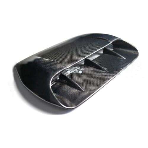 Real Carbon Fiber Hood Vent Scoop Bonnet Insert Air Intake Ducts Cover For Subaru Impreza WRX VAB VAF STI 2015-2019 2016 17 2018