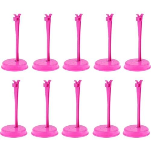 30cm Dolls Stand Display Holder Support For Dolls Prop up Mannequin Model Holder 10 Pieces