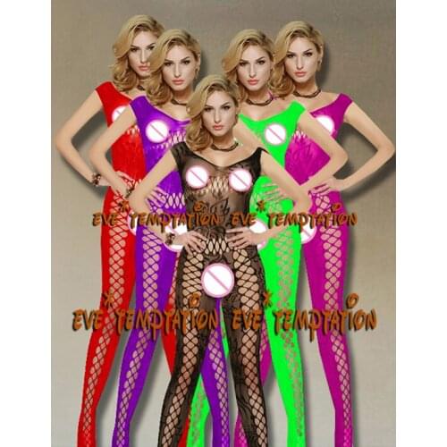 Sexy Lingerie Bodystocking Open Crotch Plus Size Women Erotic Langerie Porno Sexy Costumes Lenceria Erotica Mujer Sexi A091