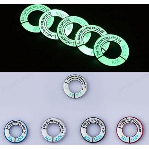 Ignition ring luminous decoration FOR Citroen Sega 408 301 307 508 4008 C4L C5 for Elysee/Peugeot 206 207 2008 4008 5008