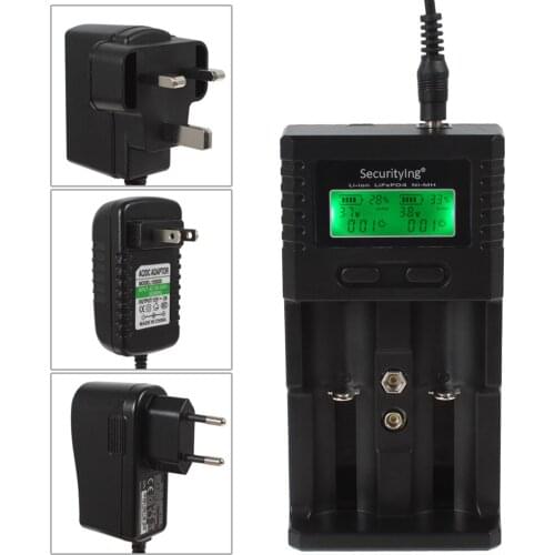18650 LCD Display Battery Charger Smart Charger with USB Cable for Li-ion / Ni-MH / LiFePO4 / 18350 /AA Rechargeable Batteries