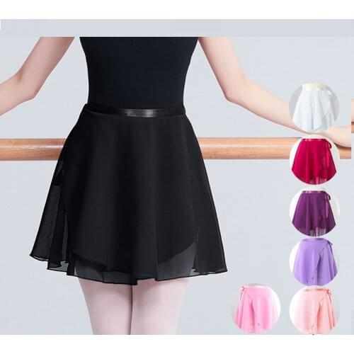 Girls Ballet Dancing Skirt Adult Dance Uniforms Students Chiffon Dancing Wear Girls' Big Dance Skirts Ballet Dance Skirts D0761