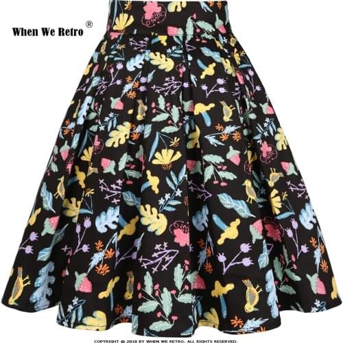 2021 Vintage Pleated Skirt England Style Plaid Print High Waist Womens Retro School Summer Skirt 50s Rockabilly Red Midi Skater