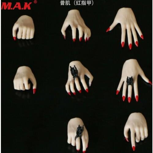 1/6 Replaceable Hand Type 4 Hands Fit 12'' PH TBL Female Action Figure Body Mode With Nail Polish