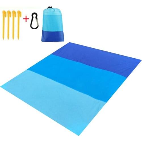 2019 New 210*200cm Waterproof Beach Blanket Outdoor Portable Picnic Mat Camping Ground Mat Mattress Outdoor Camping Blanket