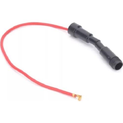 30pcs/lot 5*20mm Glass Fuse Holder Screw Type 5x20mm With 22 Awg Wire Cable 250v Glass Fuse Tube Fuse Casing