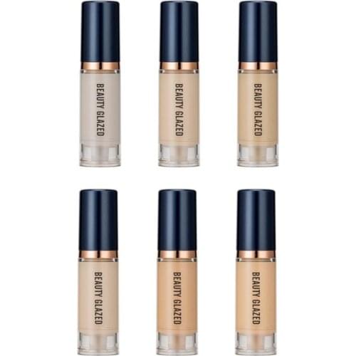 6ml 6 Colors Beauty Liquid Foundation Matte Glazed Concealer Primer Base Professional Face Makeup Contour Palette Cosmetic TSLM1