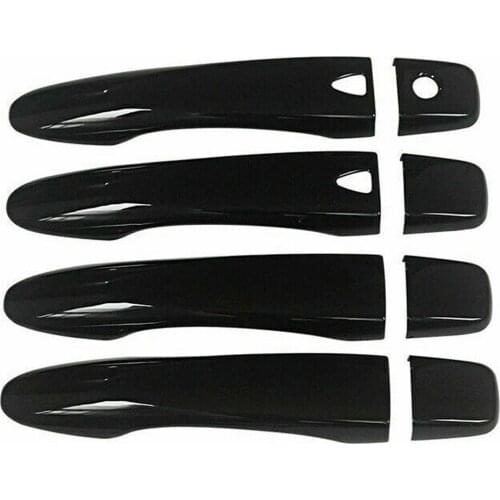 8Pcs/Set Car Black Smart Door Handle Cover Trim Decoration Fit For Nissan Pathfinder SUV 2013 2014 2015 2016 2017 2018 2019 2020