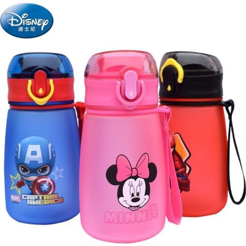 Disney childrens plastic cup primary school direct drinking cup boys and girls portable water bottle kindergarten sippy cup