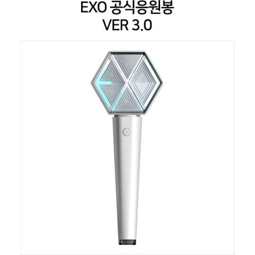 KPOP EXO Concert Fanlight3.0 Betteries Light Stick BAEKHYUN Chanyeol Lay SEHUN LOGO Light For Fans Support M13