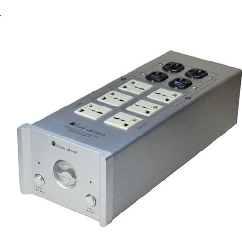 Aluminum Alloy Chassis HiFi Audio Power Socket Purifier Filter AC 110v - 240v