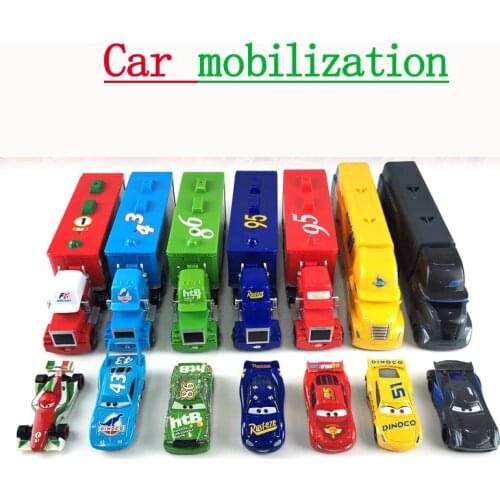 Disney Pixar Cars 2 Toy Lightning The King McQueen 1:55 Diecast Metal Alloy Model Car Toys For Boys Childrens Birthday Gift