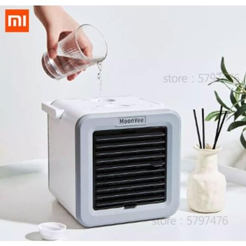 New Xiaomi Smart Mini Portable Heating And Cooling Fan air Cooler Fan Heater Desktop Humidifier Purifier For Office Bedroom