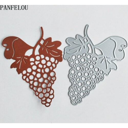 PANFELOU Metal craft Delicious grapes paper die cutting dies for Scrapbooking/DIY Easter wedding Halloween cards