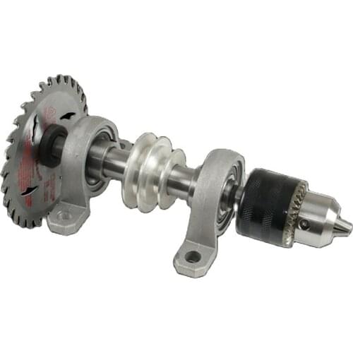 Woodworking Simple Miniature Lathe Spindle, Bead Machine, Chuck Spindle, Lathe Spindle DIY Log Cutting Spindle Chuck