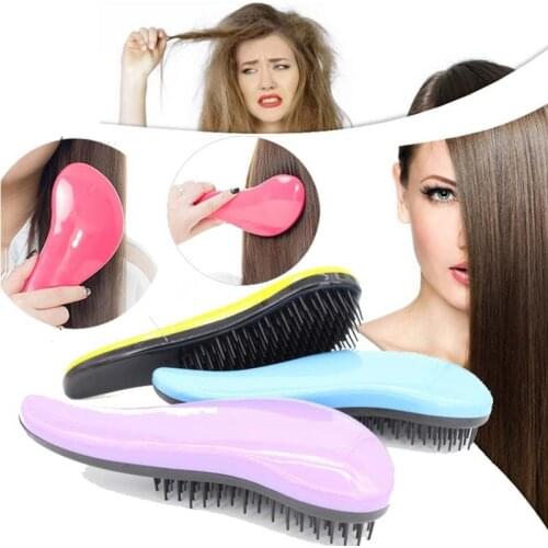 Handle Tangle Detangling Comb Shower Hair Brush Comb Salon Styling Tamer Massage Combs for Salon Styling Women Girls Hair