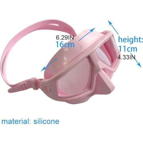 Adjustable Free Diving Goggles Anti-fog Waterproof Snorkeling Scuba Dive Glasses U7EF