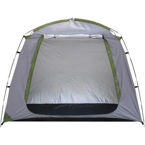 SAHOO Portable Bike Shed Tent Outdoor Storage Sheds For 2 Bikes With Carry Bag Space Saving For Camping Garden Tool