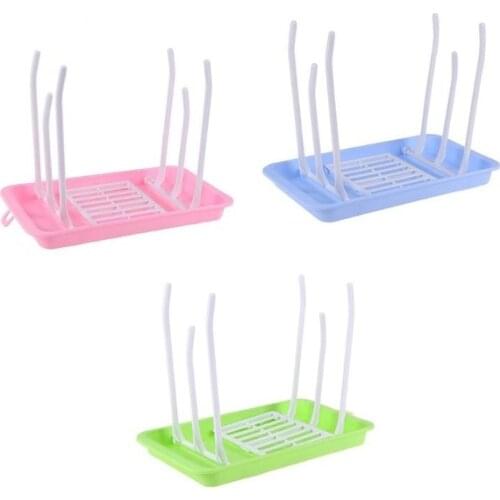 Detachable Feeding Drying Racks Cleaning Baby Bottle Tree Shape Hanger Shelf For Pacifier Nipple Cup Holder Storage Nipple Shelf