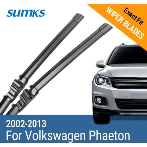 SUMKS Wiper Blades for Volkswagen Phaeton 24"&21" Fit Side Pin Arms 2002 2003 2004 2005 2006 2007 2008 2009 2010 2011 2012 2013