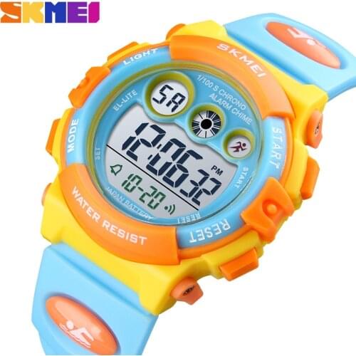 SKMEI Brand Sport Children Watch Waterproof LED Digital Kids Watches Luxury Electronic Watch for Kids Children Boys Girls Gifts