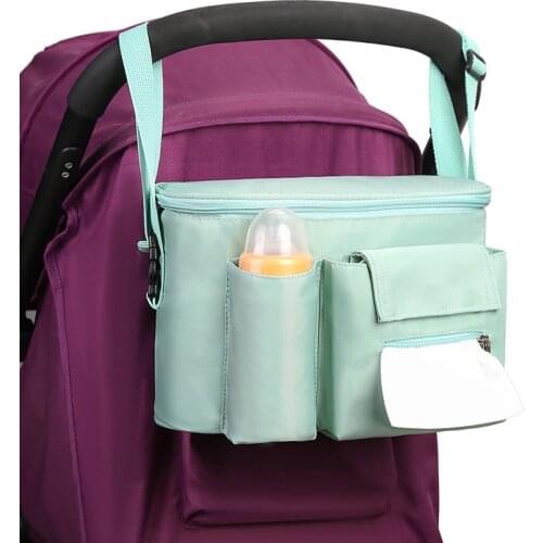 2021 new baby stroller bag large capacity diaper bag outdoor travel trailer mother bag baby care storage bag waterproof