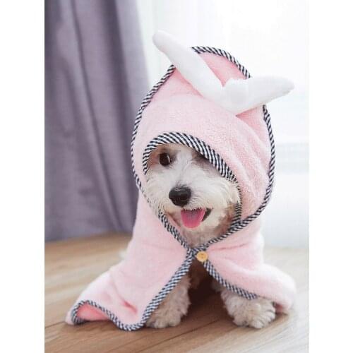 For Washing The Dog In The Bathroom Pet Lovely Towel Bath Absorbent Towel Soft Dogs Cats Quick Dry Puppies Bath Towels Bathrobe