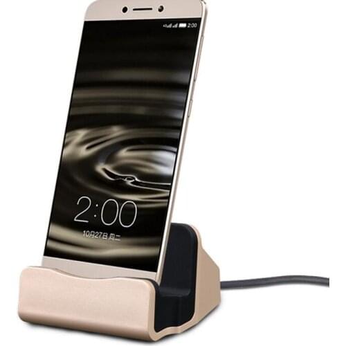 10pcs Opladen Base Dock Station Voor for iPhone X 8 7 6 USB kabel Sync Cradle Oplader Voor Android TypeC for Samsung Standhouder