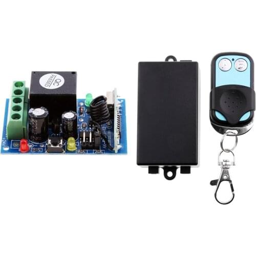 DC 12V 1CH Channel 433Mhz RF Relay Smart Wireless Remote Control Switch Receiver with Transmitter