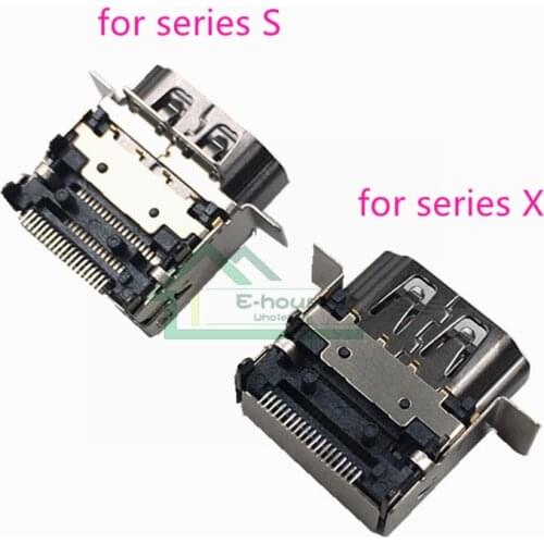 15pcs for Xbox Series X HDMI-compatible Port Connector Socket Replacement For Xbox Series S console repair