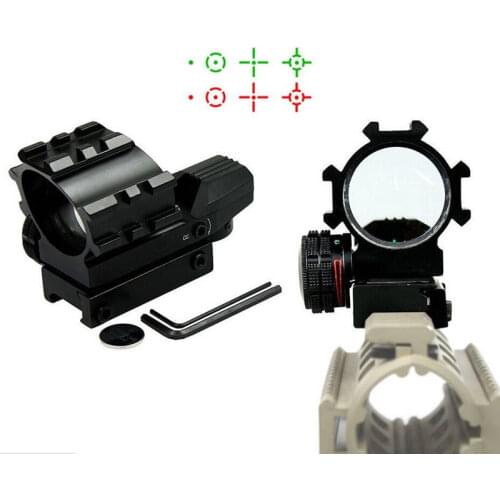 1x33 Red Green Dot Reflex Sight Holographic 4 Reticles Scope Mounts Hunting