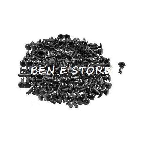 300pcs Disassemble Nylon Push Rivets Fasteners for 4.0-5.0mm Thick Panel