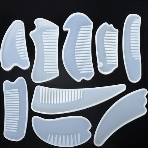 3D UV Comb Resin Mold Silicone Epoxy Resin Molds for DIY Jewelry Making Tools Silicone Resin Mold Handmade Craft Finding DIY