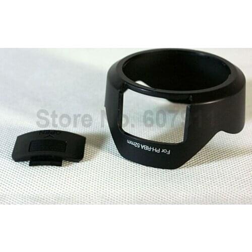PH-RBA 52mm Lens Hood for Pentax 18-55mm F3.5-5.6 AL 52mm K-x K-r K3