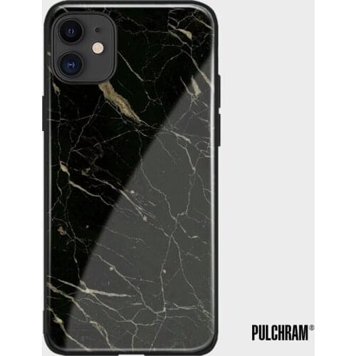 Black white Marble Texture Pattern Soft Silicone Glass Phone case cover shell For Apple iPhone 6 6s 7 8 Plus X XR XS 11 Pro max